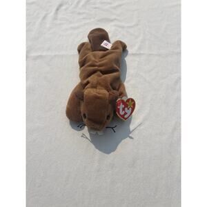 Ty Bucky Beanie Baby Beaver Beanbag Plush 1995 PVC